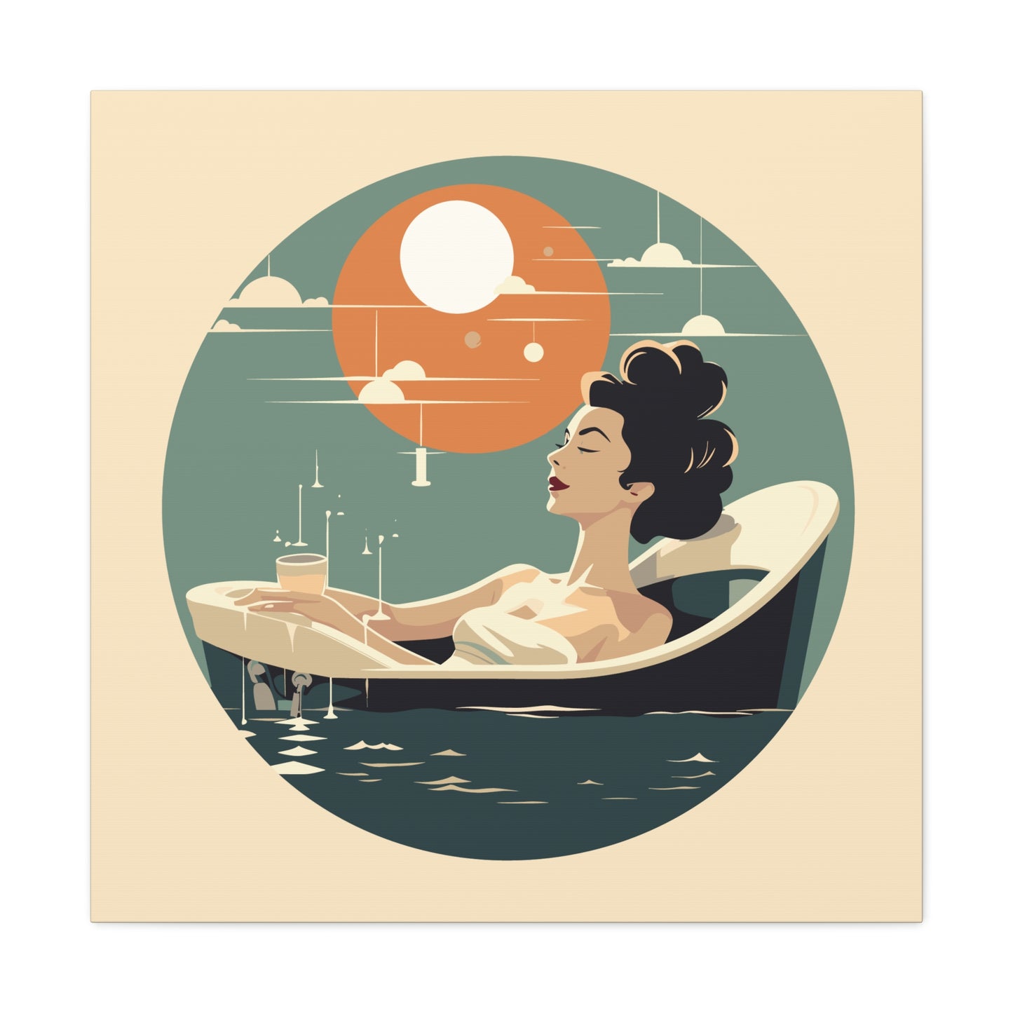 Tranquil Soak - Esthetician Wall Art