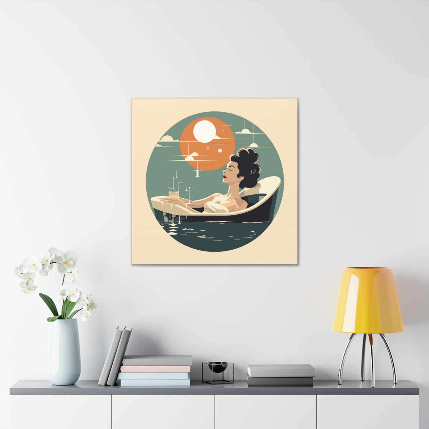 Tranquil Soak - Esthetician Wall Art