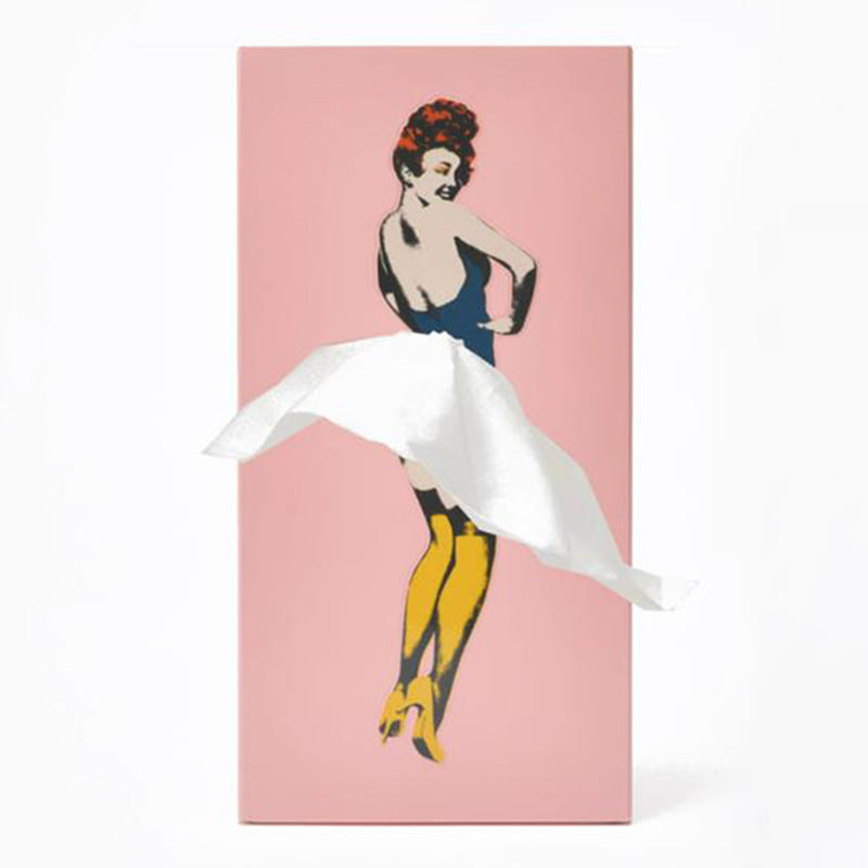 Skirt Girl Tissue Box for Esthetician Rooms