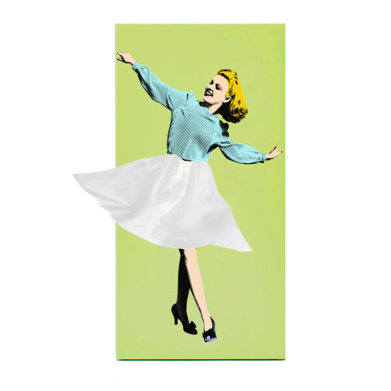 Skirt Girl Tissue Box for Esthetician Rooms