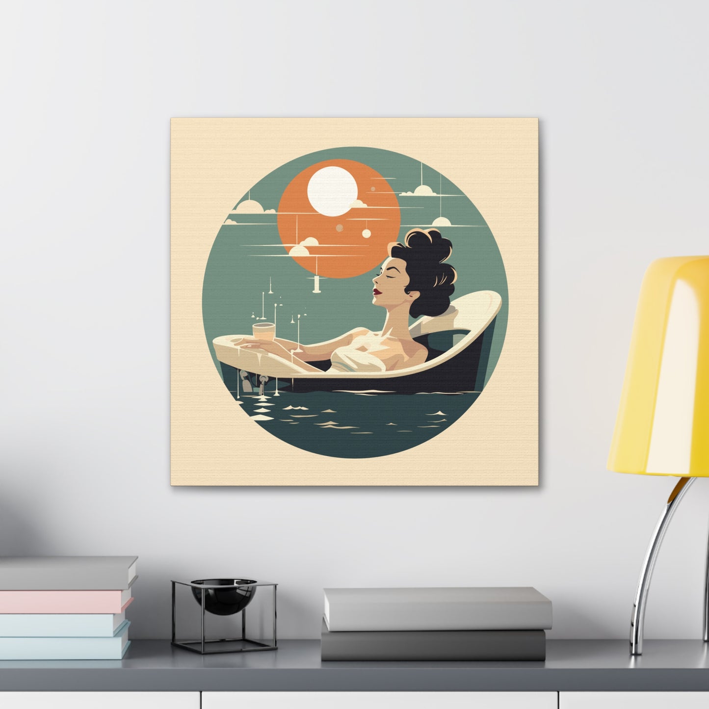 Tranquil Soak - Esthetician Wall Art