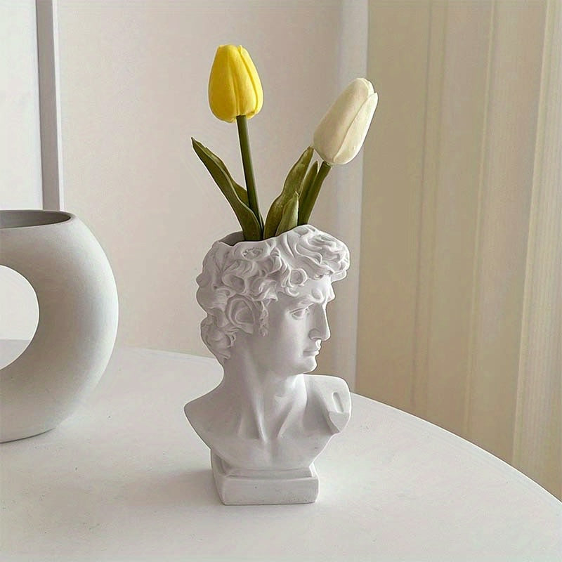 Greek Avatar Resin Flower Pot - Esthetician Room Decor