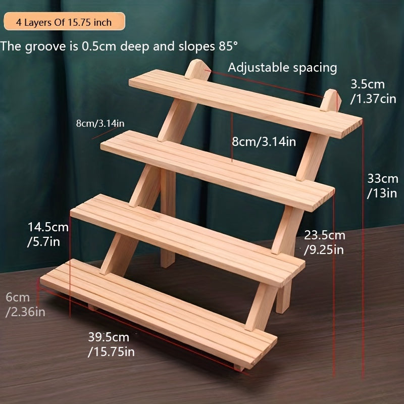 Wooden Display Riser Shelf