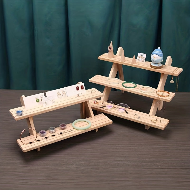 Wooden Display Riser Shelf