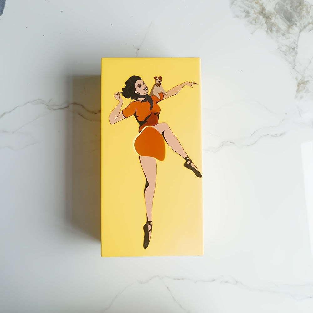 Skirt Girl Tissue Box for Esthetician Rooms