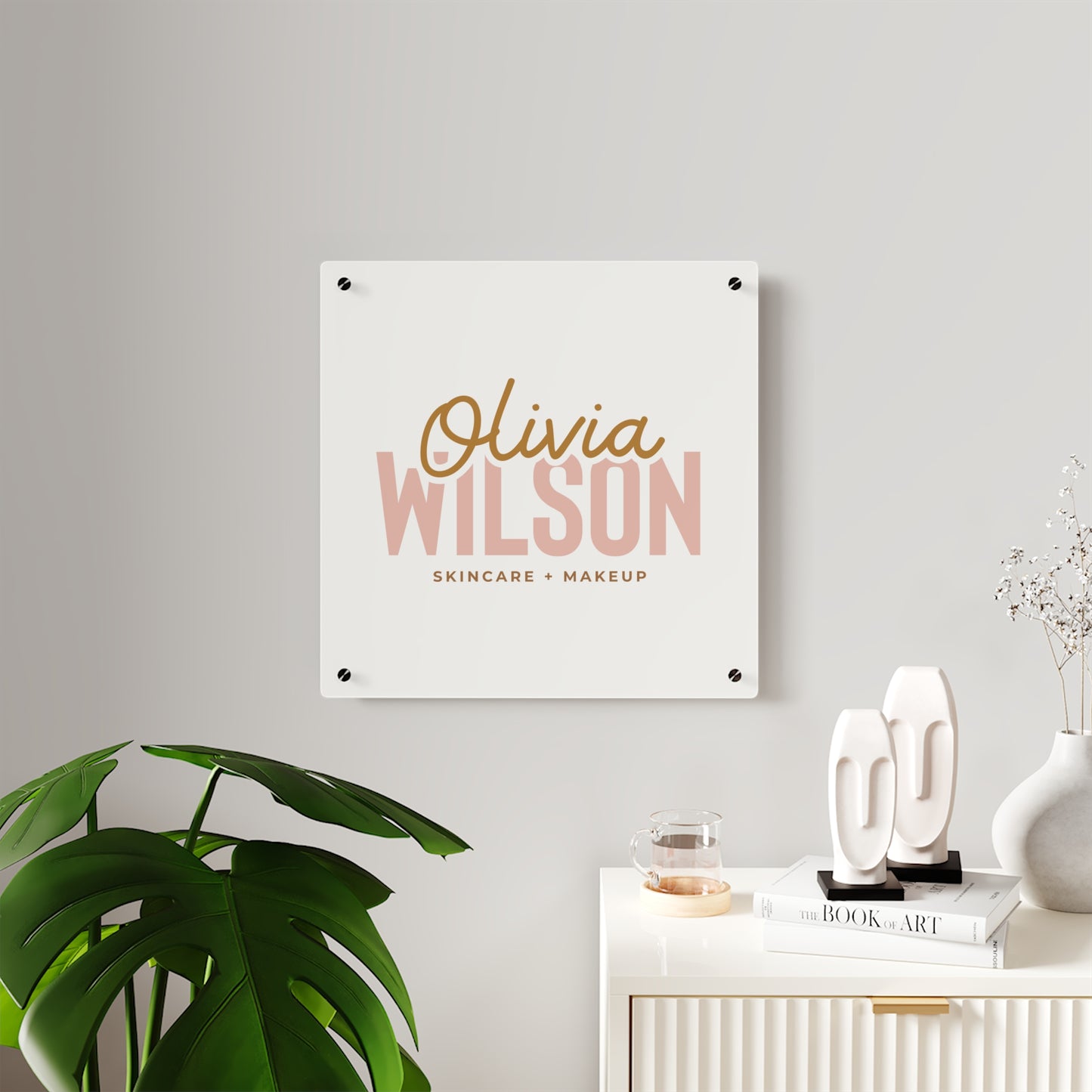 Business Beauty: Custom Logo Art Panels