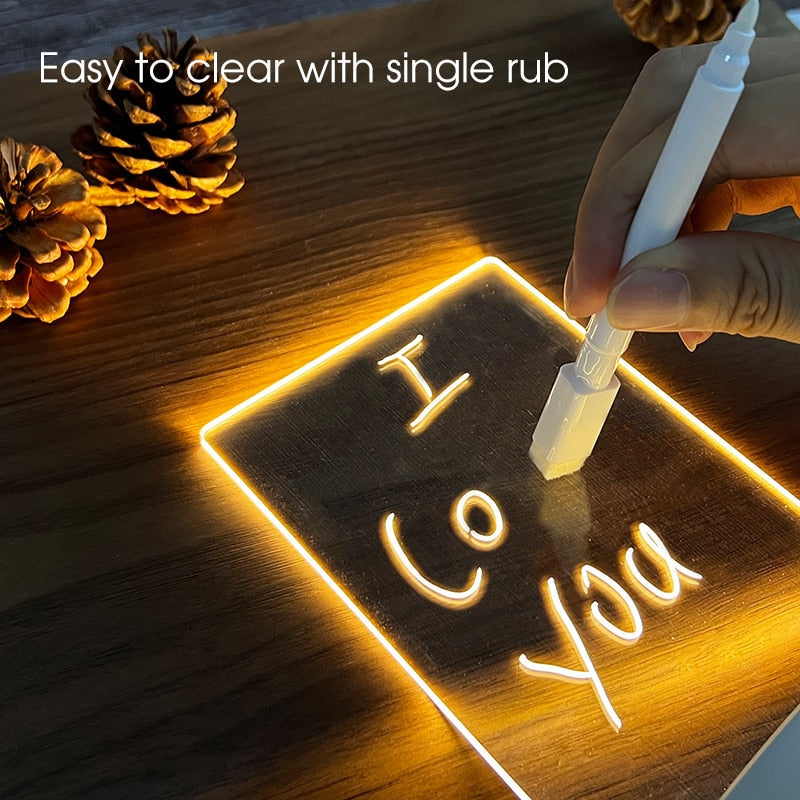 Luminous Acrylic Message Display