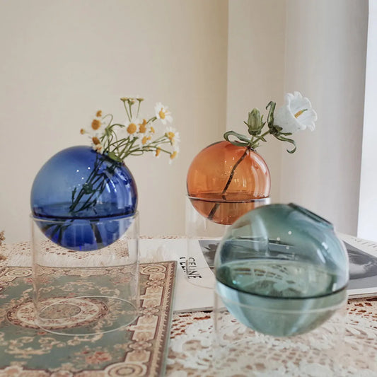 Nordic Style Glass Flower Vase