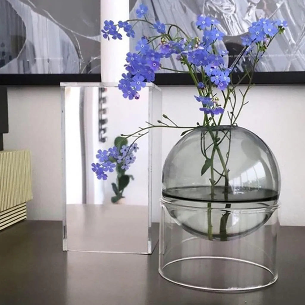 Nordic Style Glass Flower Vase