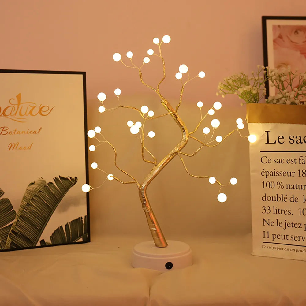 LED Fairy Tree Lamp for Esthetician Room