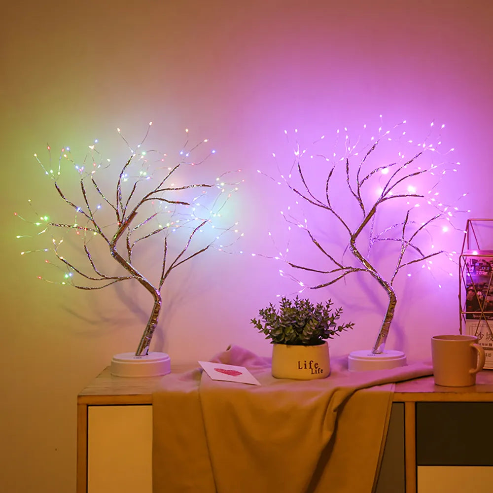 LED Fairy Tree Lamp for Esthetician Room